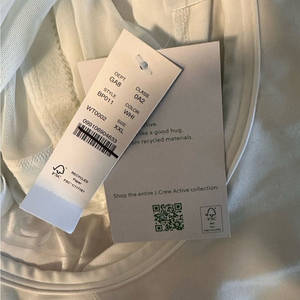 BNWT J.Crew Activewear Cloud Stretch One Shoulder Sports Dress - XXL - Picture 12 of 12